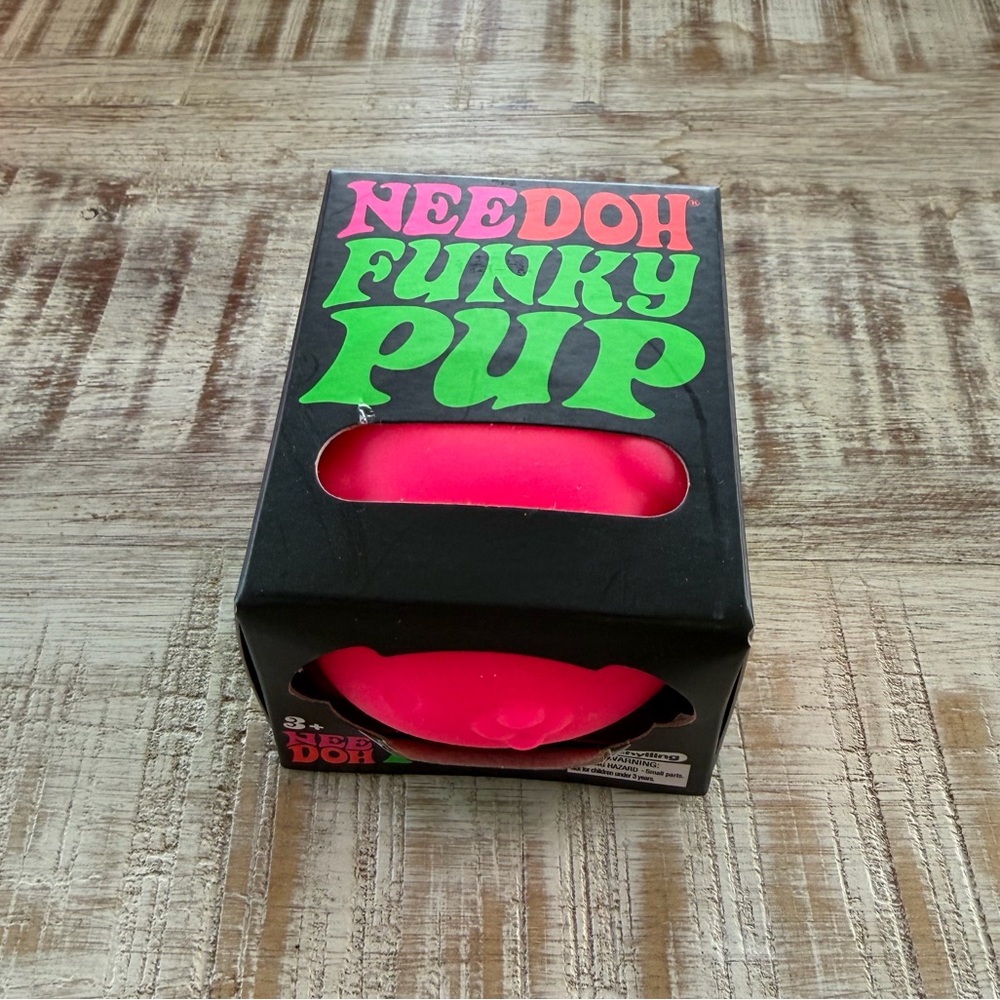 Pink Funky Pup NeeDoh